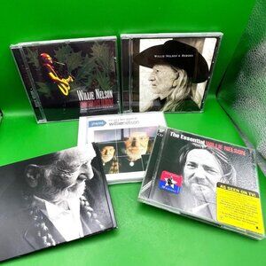 Lot 5 Willie Nelson CD Album Outlaw Country Gospel Christmas Music Greatest Hits
